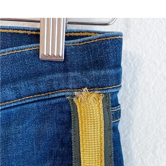 Veronica Beard Denim with Yellow Stitching - Picture 4 of 7